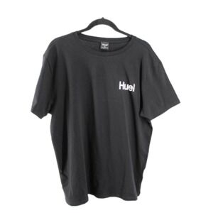 Huel T-Shirt Men's Size XL Black Crew Neck Casual Tee Shirt